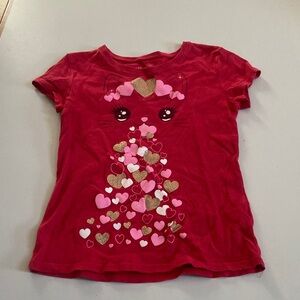 Place Red T-Shirt with Heart Design